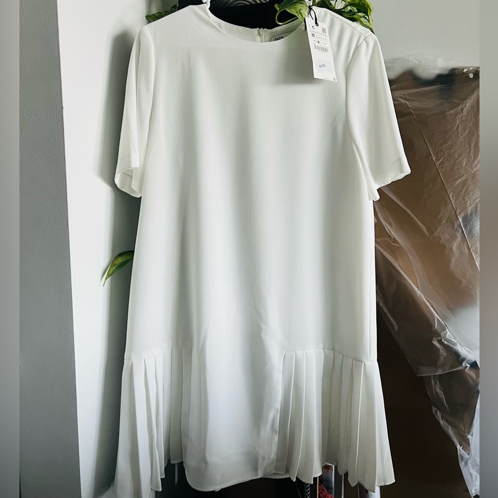 White Zara dress